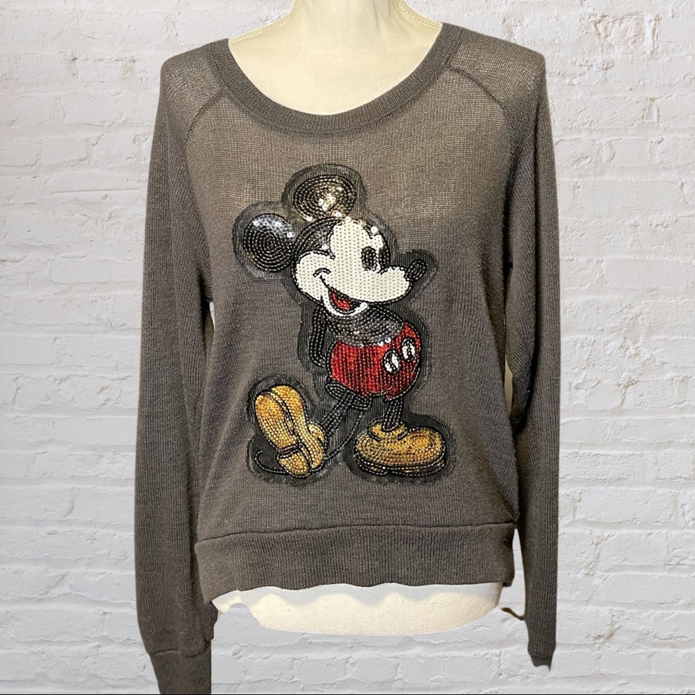 Black Mickey Mouse Sweater